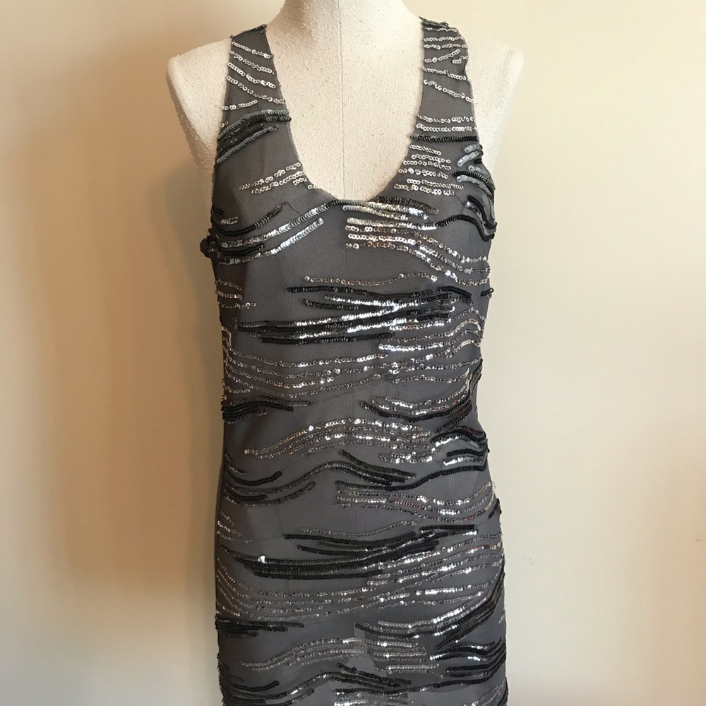 BKE Boutique sequin tunic/top - Small